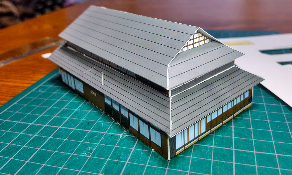 主屋1階と2階の接合