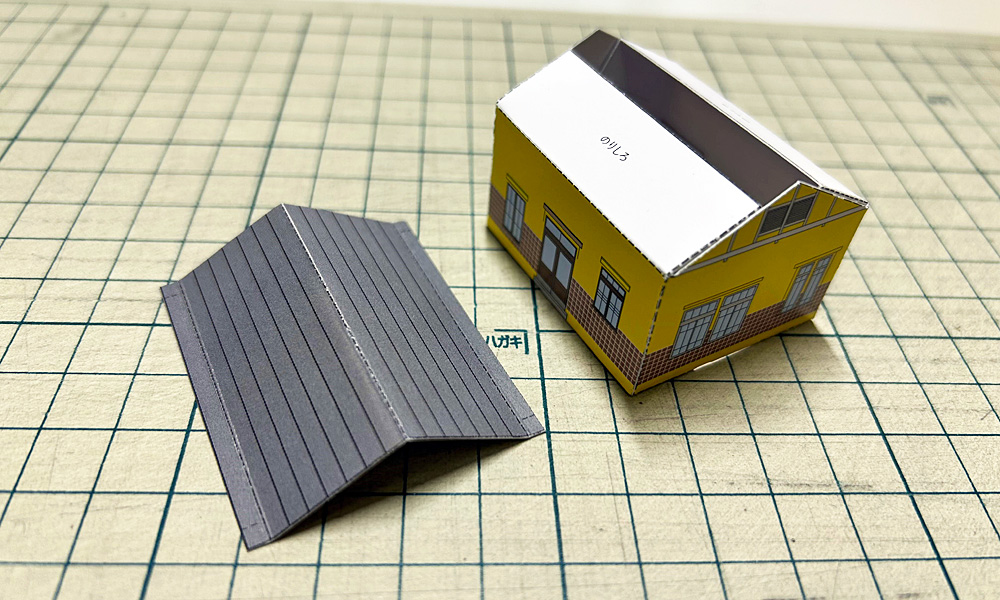 洋館の組み立て