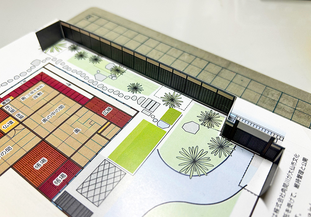 黒塀の組み立てと接着2