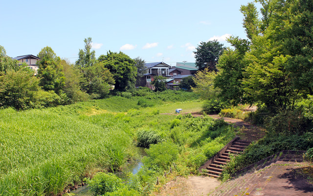 陀仏（だんぶち）の淵跡（戊辰戦争・角間川の戦場のひとつ）